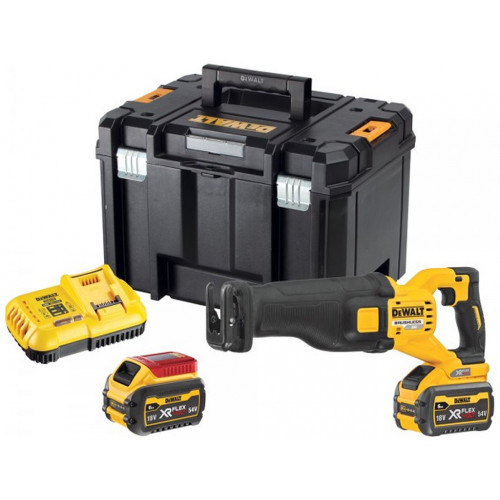 DEWALT DCS389T2 Scie sabre XR Flexvolt (54V/2x6,0Ah) Tstak box