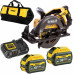 DeWALT DCS577T2 Scie circulaire construction XR FlexVolt (190mm/54V/2x6,0Ah) Sac