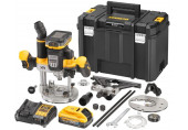 DeWALT DCW620H2 Routeur sans fil (12mm/18V/2x5,0Ah) Tstak