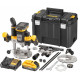 DeWALT DCW620H2 Routeur sans fil (12mm/18V/2x5,0Ah) Tstak