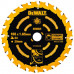 DeWALT DT10300 Lame de scie circulaire 165 x 20 mm 24T ATB 5°