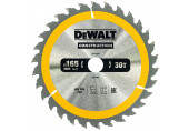 DeWALT DT1935 Lame de scie circulaire, 165x20 mm, 30 dents