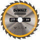 DeWALT DT1954 Lame de scie circulaire, 235x30 mm, 24 dents