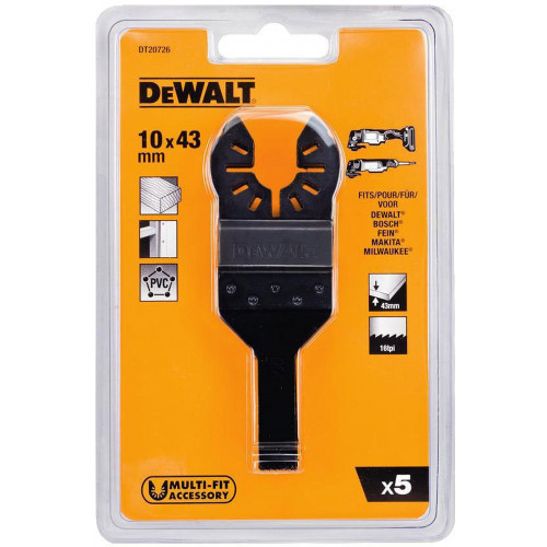 DeWALT DT20726 Lame de scie DeWalt Multi-Tool 43x10 mm