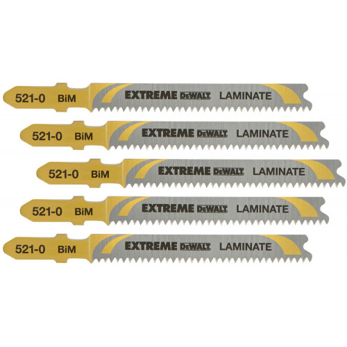 DeWALT DT2080-QZ Lame de scies sauteuses, 82mm, 5pcs.