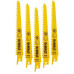 DeWALT DT2356 HCS 152 x 1,8 mm Lames de scie sabre universelles 5 Pieces