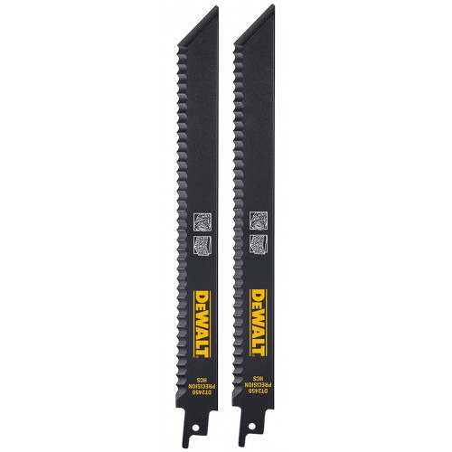 DeWALT DT2450-QZ HCS 225 mm Lames de scie a guichet universel pour l'isolation 2 Pieces