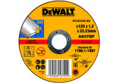 DeWALT DT42340Z Disque a tronçonner 125 x 1,2 x 22,23 mm