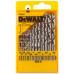 DeWALT DT5922 Coffret de Foret HSS-G, Jaune/noir, Set de 13 Pieces