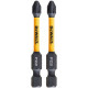DeWALT DT70531T-QZ Embouts Impact Torsion Pz2 x 50 mm, 2 pieces