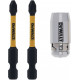 DeWALT DT70536T-QZ Embouts de vissage 2× PH2 57 mm + porte-embout magnétique