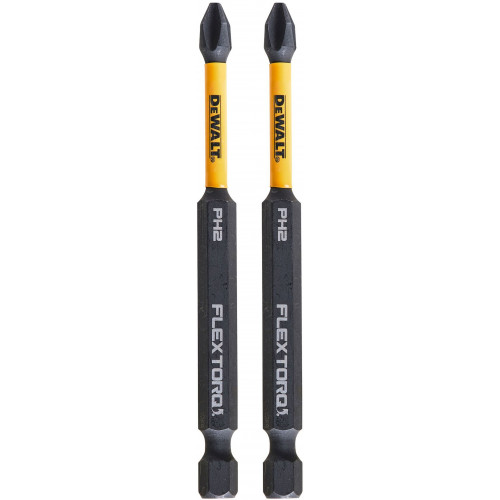 DeWALT DT70567T-QZ Embouts Impact Torsion Ph2 89 mm, 2 pieces DeWALT DT70567T-QZ Embouts Impact Torsion Ph2 89 mm, 2 pieces