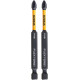 DeWALT DT70567T-QZ Embouts Impact Torsion Ph2 89 mm, 2 pieces