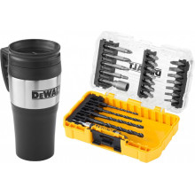 DeWALT DT70706M-QZ Ensemble de forets et d’embouts avec mug thermique – 25 pieces