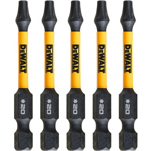 DeWALT DT7395T-QZ Embouts Impact Torsion T20 x 57 mm, 5 pieces DeWALT DT7395T-QZ Embouts Impact Torsion T20 x 57 mm, 5 pieces