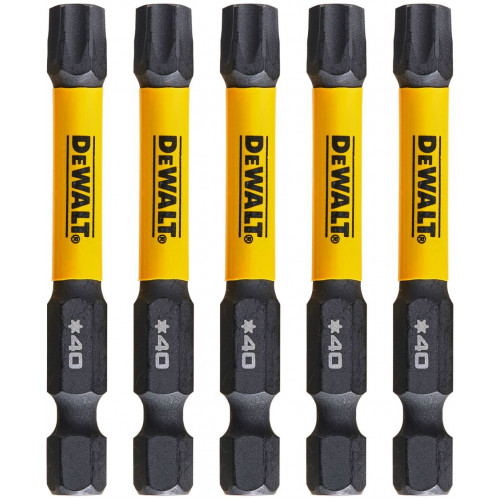 DeWALT DT7399T-QZ Embouts Impact Torsion T40 57 mm, 5 pieces DeWALT DT7399T-QZ Embouts Impact Torsion T40 57 mm, 5 pieces