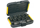 DeWALT DT7507 Coffret de 8 douilles a chocs 10-27mm, 1/2"