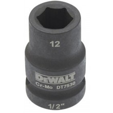 DeWALT DT7530 Extreme Impact Tete hexagonale 12 mm x 1/2''. Short