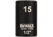 DeWALT DT7533 IMPACT Tete hexagonale 15 mm x 1/2''. Short