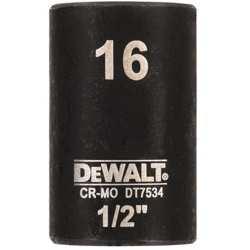 DeWALT DT7534 IMPACT Tete hexagonale 16 mm x 1/2''. Short