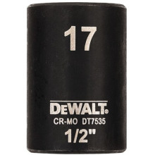 DeWALT DT7535 IMPACT Tete hexagonale 17 mm x 1/2''. Short