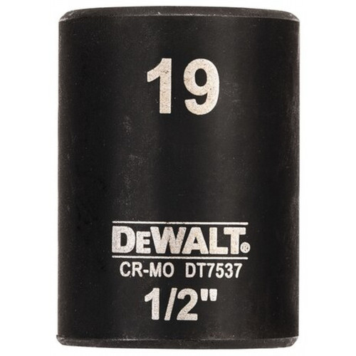 DeWALT DT7537 IMPACT Tete hexagonale 19 mm x 1/2''. Short