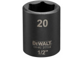 DeWALT DT7538 IMPACT Tete hexagonale 20 mm x 1/2''. Short
