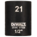 DeWALT DT7539 IMPACT Tete hexagonale 21 mm x 1/2''. Short