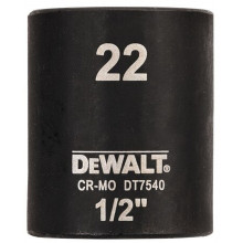 DeWALT DT7540 IMPACT Tete hexagonale 22 mm x 1/2''. Short