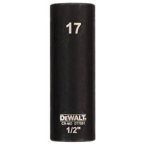 DeWALT DT7551 IMPACT Tete a six pans creux 17 mm x 1/2''. Long