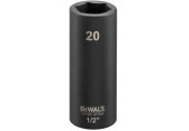 DeWALT DT7554 IMPACT Tete a six pans creux 20 mm x 1/2''. Long