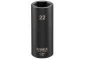 DeWALT DT7556 IMPACT Tete a six pans creux 22 mm x 1/2''. Long