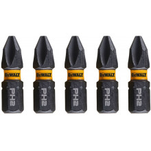 DeWALT DT7994T-QZ Embouts Impact Torsion PH2 25 mm, 5 pieces