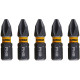 DeWALT DT7994T-QZ Embouts Impact Torsion PH2 25 mm, 5 pieces