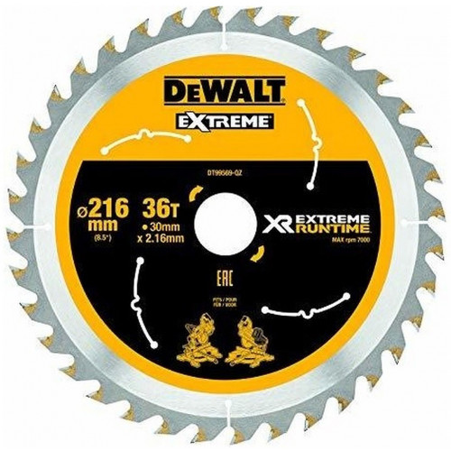 DeWALT DT99569 Lame de scie circulaire 216mm x 30mm 36T CSB