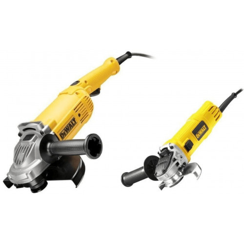 DeWALT DWE492DUO2 Ensemble de meuleuses d'angles (DWE492+DWE4157)(230mm/125mm)(2200W/900W) DeWALT DWE492DUO2 Ensemble de meuleuses d'angles (DWE492+DWE4157)(230mm/125mm)(2200W/900W)