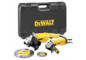DeWALT DWE492SDT-QS Jeu de meuleuses d'angle - 230 mm 2200 Watts + 125 mm 1000 Watts