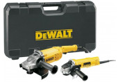 DeWALT DWE492TWIN2 Coffret avec meuleuses d’angle DWE492 (230) + DWE4157 (125) avec coffre
