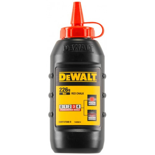 DeWALT DWHT47048-9 Craie a frapper, rouge 225g