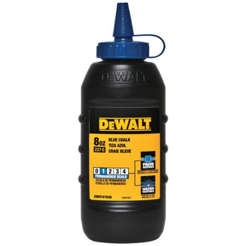 DeWALT DWHT47049-9 Craie a frapper bleue 225g Durabilité 1 pour intérieur et extéri