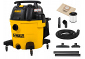 DeWALT DXV34PTA Aspirateur industriel pour aspiration eau et poussiere (1200W/34L)
