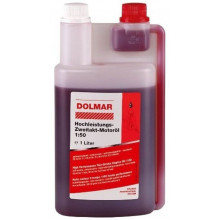 Dolmar 980008112 Huile moteur 2 temps 50:1 (1 litre + dosette 10 cl)