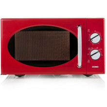 DOMO Micro-onde Comptoir, 25l, 900W, Rouge DO2925