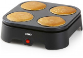 DOMO Crepiere électrique pour 4 mini-crepes 600 W DO1094P