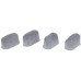 DOMO Filtre a eau au charbon pour machine a café, lot de 4 pieces DO421K-108