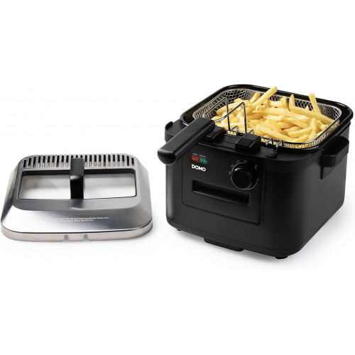 DOMO Friteuse avec cuve amovible, 4L DO545FR
