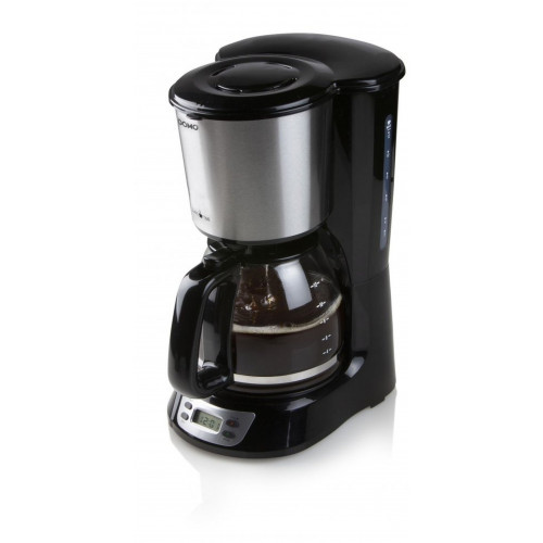 DOMO Cafetiere 12 tasses, 10000W, noir/inox