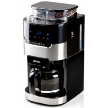 DOMO Cafetiere filtre programmable 12 tasses 900W, noir DO721K