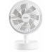 DOMO Ventilateur de table USB sur batterie avec oscillation DO8151