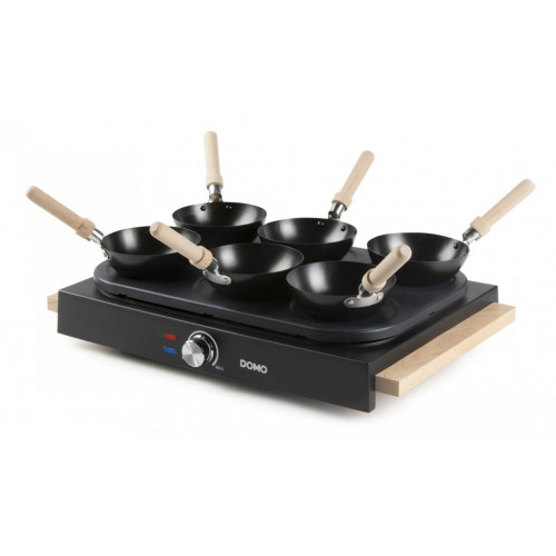 DOMO Crepiere wok party set, 1000W DO8716W